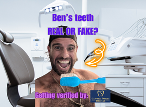 Ben's Teeth- Real or Fake? post feature image